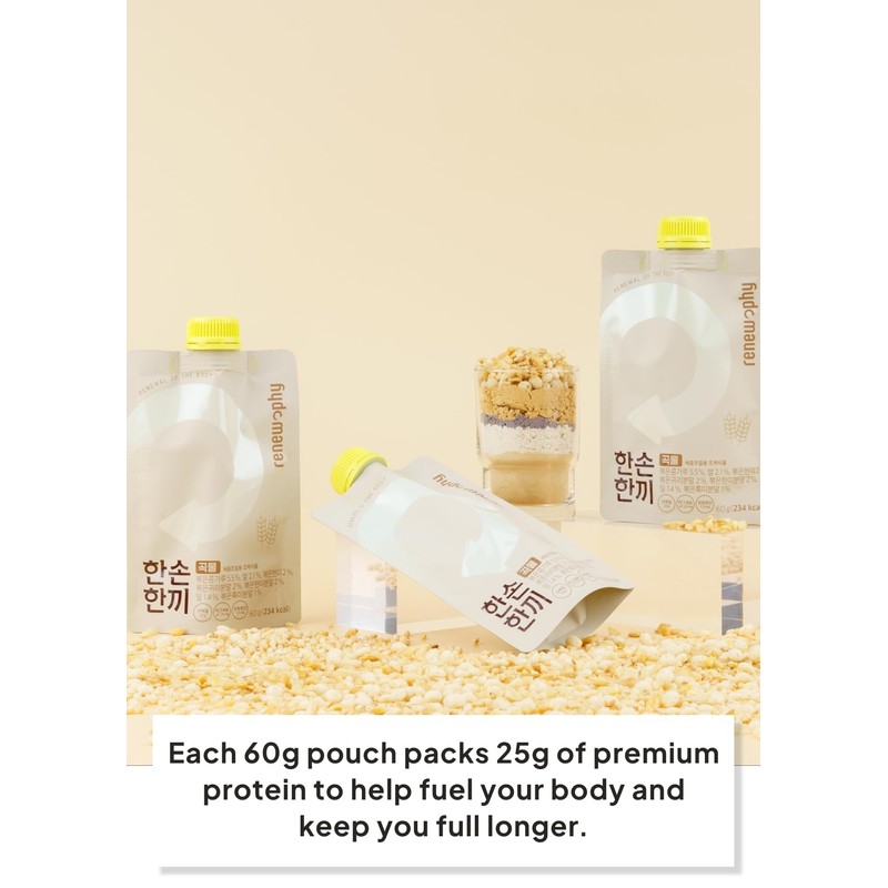 Korean Food Grabmeal Protein Shake Grain Flavor (60g*7ea) MItsugaru flavor,