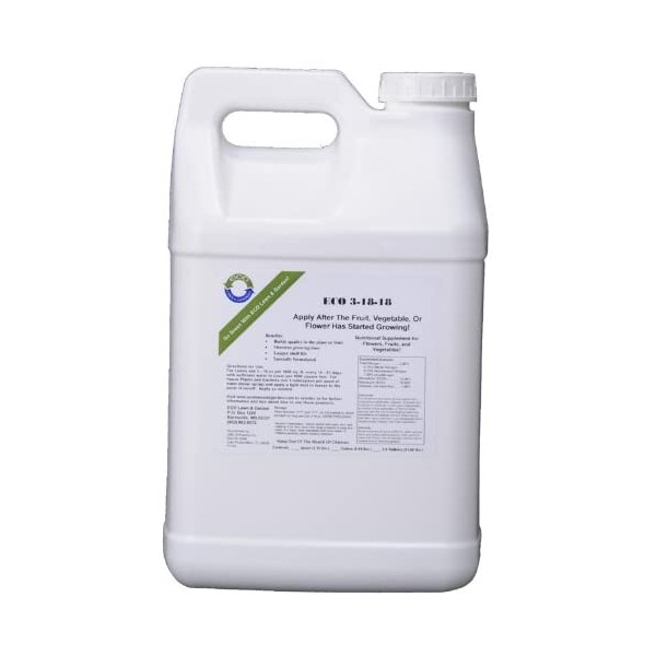 Natural Liquid Nitrogen Phosphorous Potash Fertilizer 3-18-18 NPK 2.5 Gallon