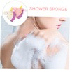 Mobestech 2pcs Unicorn Bath Loofah Shower Kids Sponge for Bath