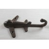 Cast Iron Airplane Themed Single Wall Hook