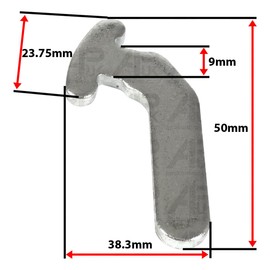 20x Beam Lock Safety Lock Pin Clip Bolt Replacement for AR Pallet Racking Shelving Storage