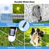 Garden Hose 50 FT, Metal Stainless Steel Water Hose with