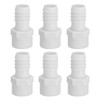 PATIKIL 6 Pack Plastic Hose Barb Reducer Fitting, 3/5" Barb