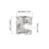 sourcing map Pack of 8 Cam Locking Nut for Furniture