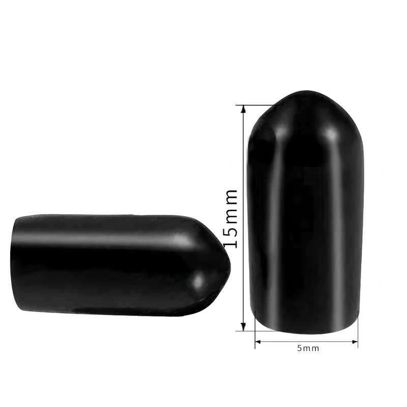 Boxonly Screw Thread Protectors PVC Rubber Round Tube Bolt Cap