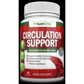 NutriONN Blood Circulation Support - Natural Formula for Healthy Blood Flow & Leg Comfort