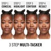Rimmel London, Multi-Tasker Concealer, 080 Tan, Crease-Proof, Transfer-Proof, Waterproof, Up