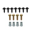 Lskioer Steel Front Bumper Skid Plate Nuts & Bolts, Nutserts