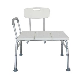 eboutdoors Heavy Duty Bath Tub Medical Transfer Bench Stool Shower Chair 10 Height White