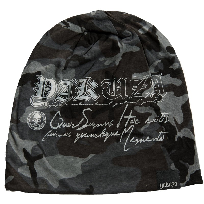 Yakuza Unisex Rookie Beanie Mütze, Camouflage Grey, Einheitsgröße