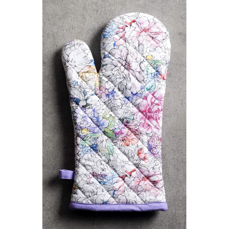 Maison d' Hermine Oven Mitt + Pot Holder 100% Cotton