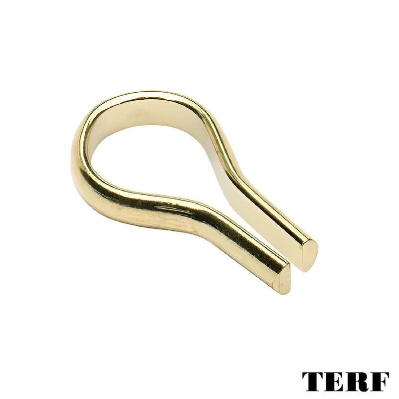 TERF® Traditional Banjo Style Electro Brass Bookcase Furniture Shelf Support