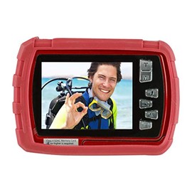 Polaroid Polaroid IS048 Waterproof Instant Sharing 16 MP Digital Portable Handheld Action Camera, Red