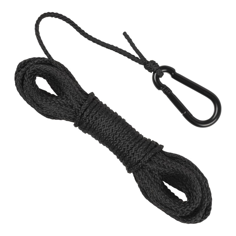 Allen Company Hoist Rope, 25-Feet Long, Black