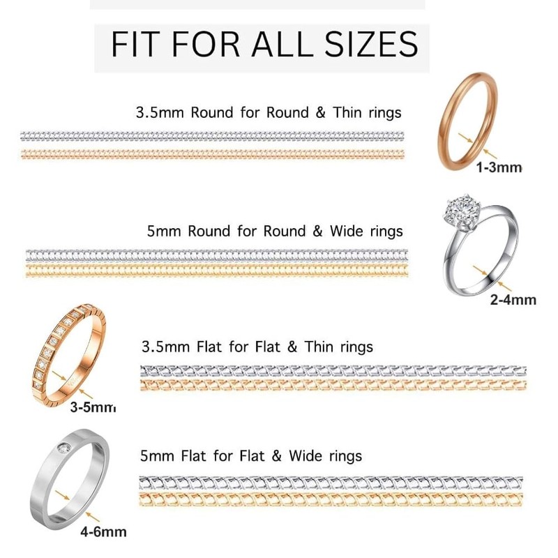 Invisible Ring Size Adjuster for Loose Rings, Ring Adjuster Fit