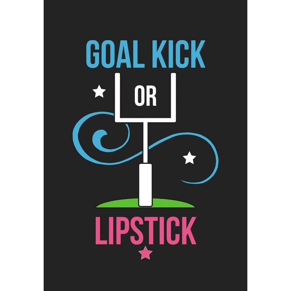 Goal Kick or Lipstick: Football Gender Reveal Party Supplies Boy