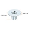 sourcing map M8 T-nuts, 12pcs Carbon Steel Tee Nut Round