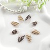 Transparent Press on Nails Short Almond Fake Nails Summer Glossy