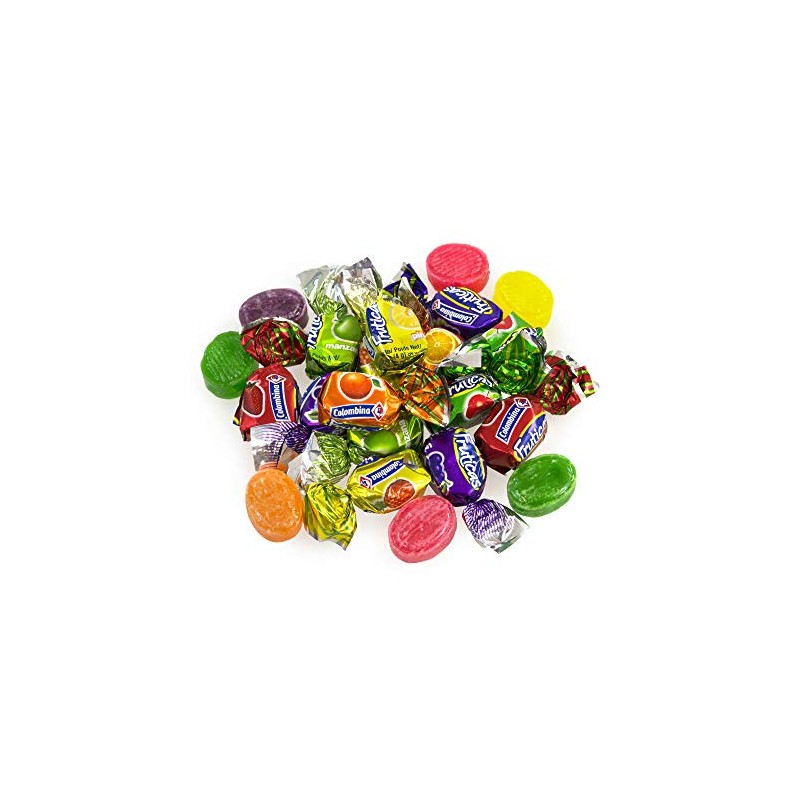Colombina Fruity Delights (Fruticas Surtidas) Hard Candy, 0.7 Ounces Bag