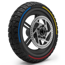 Felixstory 8.5x2.0 Inches Scooter Wheel Hub Tire with 110mm Disc Brake，Fit for Gotrax GXL V2/ XR Elite/APEX MAX, Fit for Xioami M365/1S Electric Scooter, Off Road Solid Tire, Run-flat Tyre