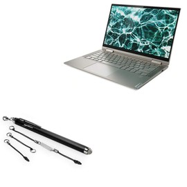BoxWave Stylus Pen Compatible with Lenovo Yoga C740 (14 in) - EverTouch Capacitive Stylus, Fiber Tip Capacitive Stylus Pen - Jet Black
