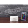 MARZIUS 3D Race Sports Car Illusion Night Light – Roadster-Shaped