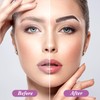 MWOOT 6 Sheets Hair-like Eyebrow Tattoo Stickers, 4D Waterproof Eyebrow