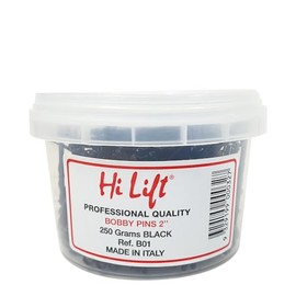 Hi Lift Bobby Pins 250 g, 2-Inch Length, Black, 250 g