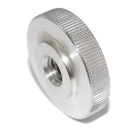 Knurled Nuts M10 Low Shape 4 Pieces DIN 467 Stainless Steel VA A1 with Knurled Edge Adjustment Nuts