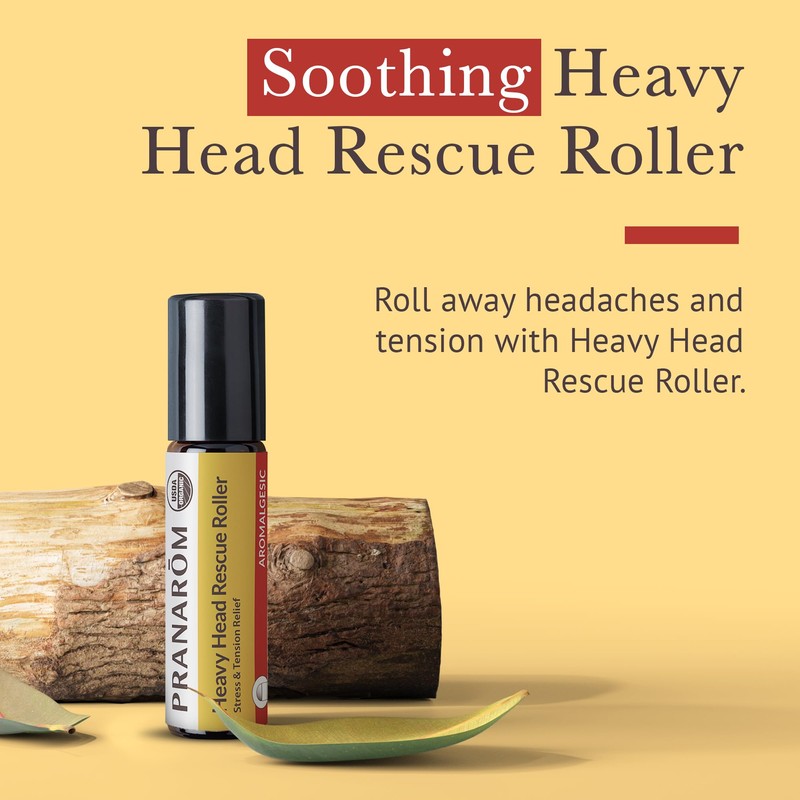 Pranarom - Heavy Head Rescue Roller - 8ml