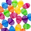 Circular Delights: Set of 24 Colorful Circle Printed Fillable Plastic