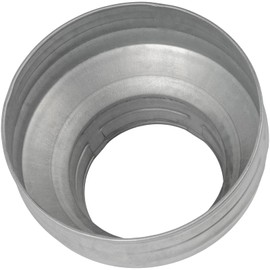 HVAC OV 6" to 4" Inch Round Duct Reducer - Galvanized Steel Pipe Increaser - Coupling for Round Duct Ventilation Systems - Heating & Cooling, HVAC
