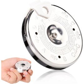 13 Tone Pitch Pipe Tuner, Sensitive Chromatic C-C Tuner with Case Instrument Accessories