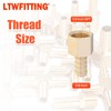 LTWFITTING Assortment Kit Hose ID (1/4-Inch to 1/2-Inch) x (1/4-Inch,