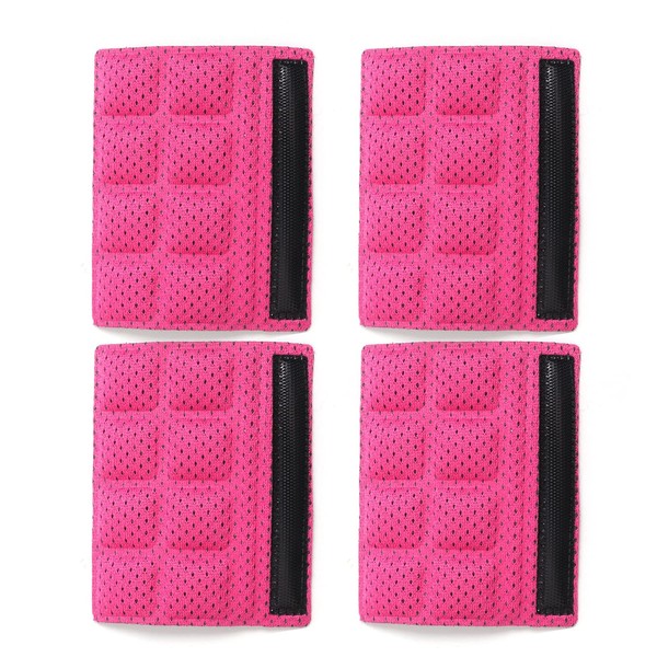 Jipemtra Helmet Chin Pads Foam Pads Set Chin Strap Padding Replacement Universal for Cycling Bike Motorcycle Outdoor (Pink 4PCS)