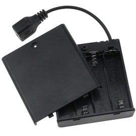 Lovelysp 4AA USB Cell Box USB Female Socket Battery case USB Battery case with Switch（4pieces）-1pcs