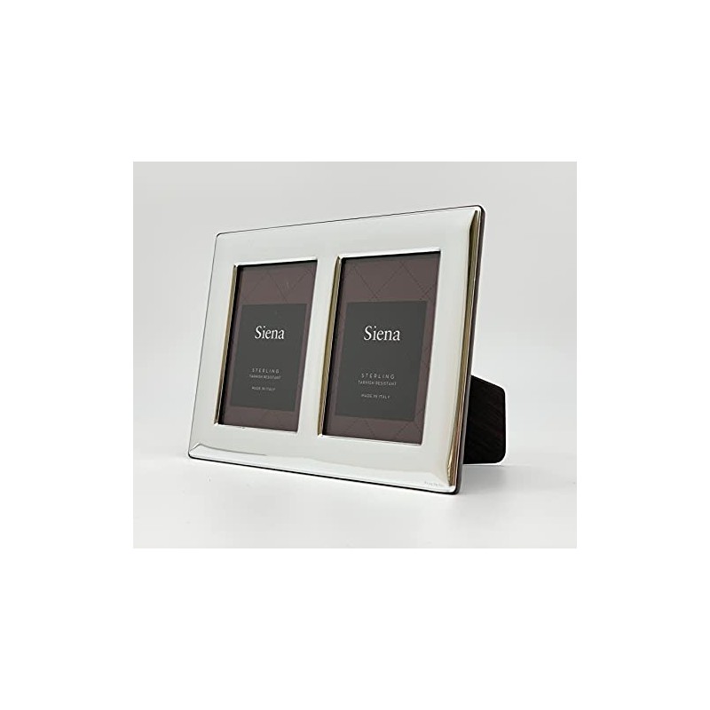 Siena 2x3 Sterling Silver Plain Picture Frame, Boutique Quality Photo