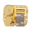 Windup Musical Movement 18 Note Pleasing Melody Alloy Easy Mounting
