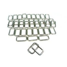 Ichinen Access Family Tool 56754 Square Can (Small Can), Inner Dimensions 1.0 x 0.3 inches (25 x 7 mm), Wire Diameter 0.1 inches (2 mm), Silver, 50 Pieces