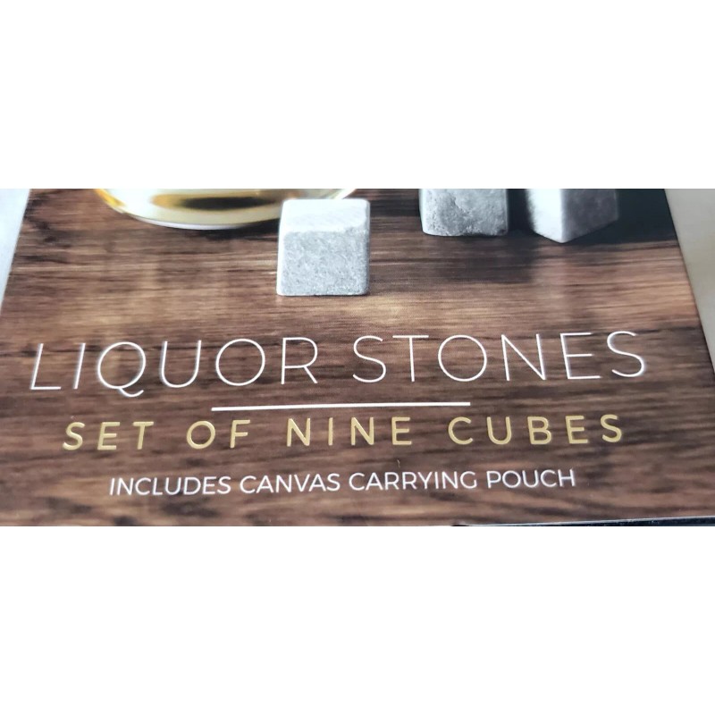 Blksmith Liquor Stones. Liquor Icecube With Carry Pouch. Set Of