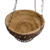 Austram Bronze Queen Anne Hanging Planters, 14 inch Diameter, Metal