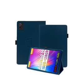 Case for Hcjip 11 Inch Android 14 Tablet with Hand Strap, Stand and Anti-Drop Function Slim Simple Design Blue