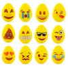 BestPysanky Set of 12 Facial Expressions Plastic Easter Eggs 2.25