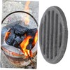 KOMBIUDA Fire Pit Grate for Indoor Outdoor Use Round Fire