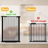 40.55" Extra Tall Baby Gate for Stairs Doorways, 63"-65.7" Auto