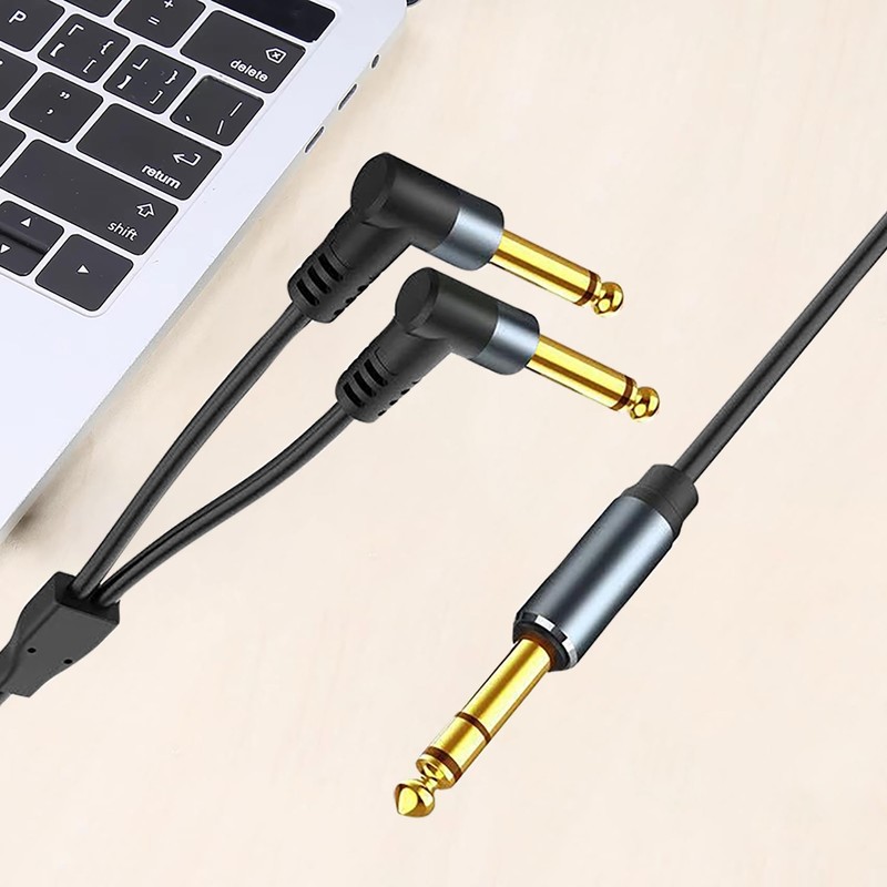 Tunghey 1/4 Insert Cable - TRS Stereo to Dual Right