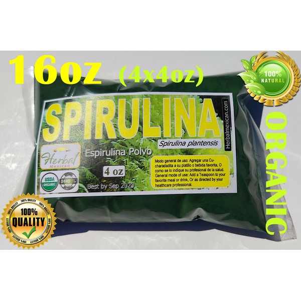 Espirulina,Espirulina pura,espirulina natural,espirulina organica, spirulina 1LB