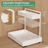 REALINN Expandable Under Sink Organizers and Storage, 2 Tier Under