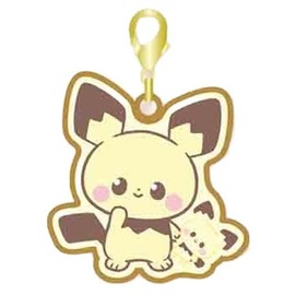 Marimo Craft PKP-183 Poképiece Plush Series Metal Charm Set, Pichu & Mahomir, Within W1.5 x H1.6 inches (37.3 x 40 mm)