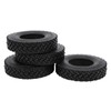 4Pcs 20mm Width Shoe Sole Pattern Tyre for Tamiya Tractor